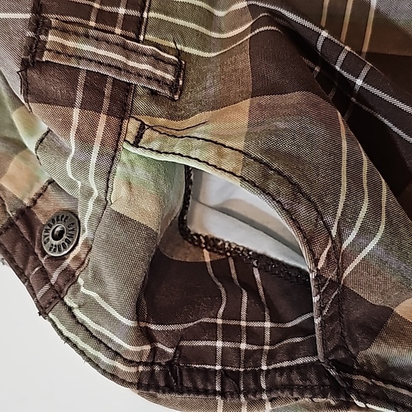 Gymboree Shortall Coverall Overall Romper Plaid Checkered Adjustable Snap 2T - Picture 4 of 8